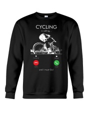 cycling is calling 2163476 Crewneck Sweatshirt thumbnail