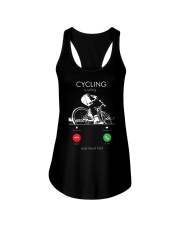 cycling is calling 2163476 Ladies Flowy Tank thumbnail
