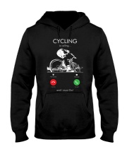 cycling is calling 2163476 Hooded Sweatshirt thumbnail