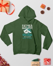 Father and Daughter Hooded Sweatshirt lifestyle-holiday-hoodie-front-2