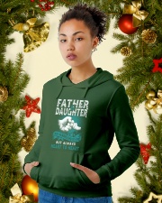 Father and Daughter Hooded Sweatshirt lifestyle-holiday-hoodie-front-4