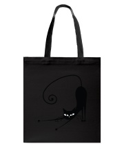 Black Cat Tote Bag thumbnail