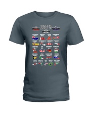 2019 racing calendar Australia Bahrain China Ladies T-Shirt thumbnail