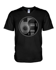 guitar ying yang V-Neck T-Shirt thumbnail