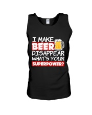 I Make Beer Disappear Funny Whats your Sup Unisex Tank thumbnail