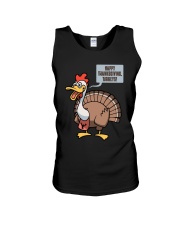 Thanksgiving Turkeys Dark TShirt Unisex Tank thumbnail