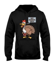 Thanksgiving Turkeys Dark TShirt Hooded Sweatshirt thumbnail