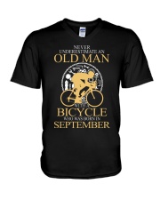 bicycle old man v2 09 70954 V-Neck T-Shirt thumbnail