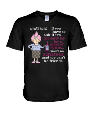 Aunty Acid: Amateur V-Neck T-Shirt thumbnail
