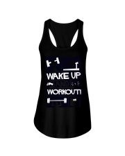 wake up Ladies Flowy Tank thumbnail