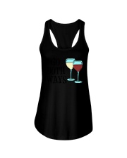 I Go Both Ways Wine Ladies Flowy Tank thumbnail