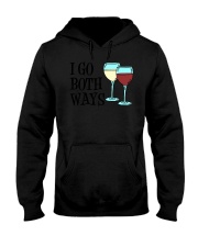I Go Both Ways Wine Hooded Sweatshirt thumbnail