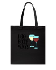 I Go Both Ways Wine Tote Bag thumbnail