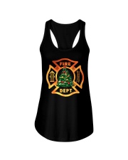 fire christmas tree Ladies Flowy Tank thumbnail