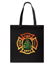 fire christmas tree Tote Bag thumbnail