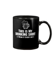 This Is My Drinking Shirt Dark Mug thumbnail
