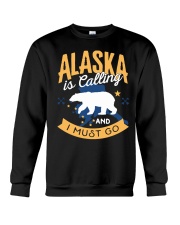 Alaska is Calling And I Must Go Crewneck Sweatshirt thumbnail