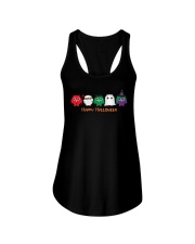 Happy Halloween Owls Ladies Flowy Tank thumbnail