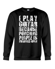 Guitar Play because Crewneck Sweatshirt thumbnail