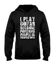 Guitar Play because Hooded Sweatshirt thumbnail