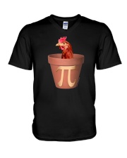 Chicken Pot Pi Kids Dark TShirt V-Neck T-Shirt thumbnail