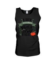 Elegant Thanksgiving typography Unisex Tank thumbnail