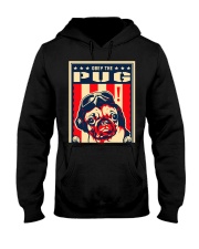 Pug USA Flying Ace Black Hooded Sweatshirt thumbnail