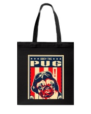 Pug USA Flying Ace Black Tote Bag thumbnail