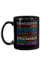 I'm not so good at the advice Mug back