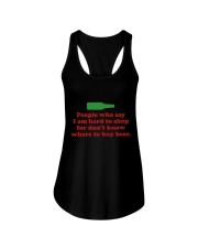 People Who Say I Am Hard To Shop For Ladies Flowy Tank thumbnail