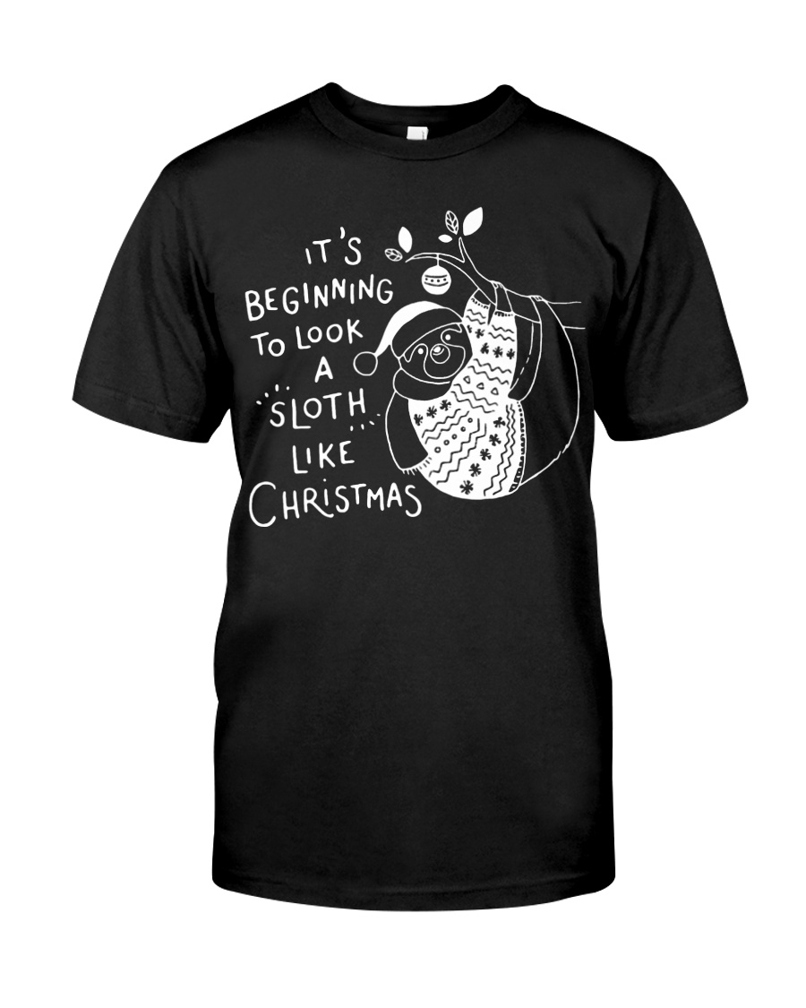 Its beginning to look a Sloth like christmas Classic T-Shirt