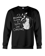 Its beginning to look a Sloth like christmas Crewneck Sweatshirt thumbnail