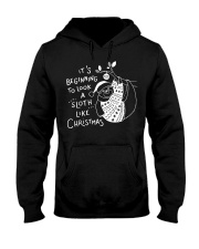 Its beginning to look a Sloth like christmas Hooded Sweatshirt thumbnail