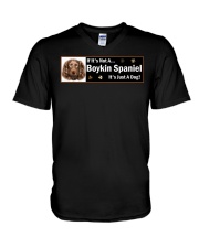 Boykin Spaniel Dark V-Neck T-Shirt thumbnail