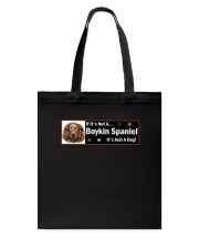 Boykin Spaniel Dark Tote Bag thumbnail