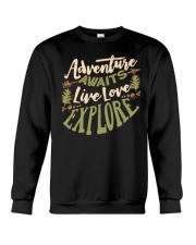 Hiking Camping Adventure Crewneck Sweatshirt thumbnail
