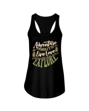 Hiking Camping Adventure Ladies Flowy Tank thumbnail