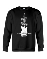 Guitar Leave me alone Crewneck Sweatshirt thumbnail