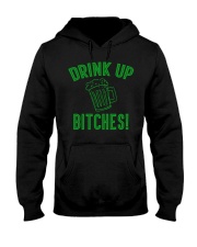 Drink Up Bitches Women's Dark Hooded Sweatshirt thumbnail