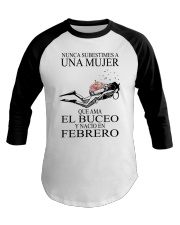 scuba diving woman spanish 02 59694 Baseball Tee thumbnail