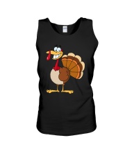funny grinning happy turkey cartoon Dark TShirt Unisex Tank thumbnail