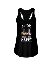 Guitar Makes me happy Ladies Flowy Tank thumbnail