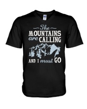 The Mountains Are Calling V-Neck T-Shirt thumbnail