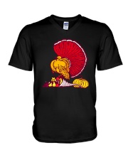 Thanksgiving Turkey Cornucopia TShirt V-Neck T-Shirt thumbnail