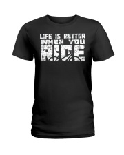 cycling 4 192645 Ladies T-Shirt thumbnail