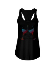 Friends and Wine the older the better Women's V-Ne Ladies Flowy Tank thumbnail