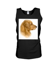 Golden Retriever Portrait Ash Grey Unisex Tank thumbnail