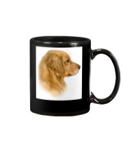 Golden Retriever Portrait Ash Grey Mug thumbnail