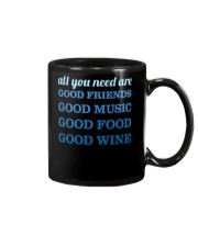 Good Friends Food Wine Mug thumbnail