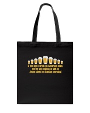 DRINK ON SATURDAY Tote Bag thumbnail